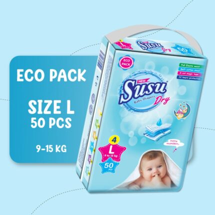SUSU DRY DIAPER (L)-50PCS